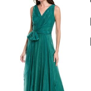 Rene Ruiz Teal Maxi Dress